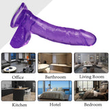 Charger l&#39;image dans la galerie, 7 inch purple dildo