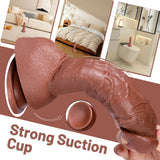 Charger l&#39;image dans la galerie, 10 inch Brown Suction Cup Realistic Dildo