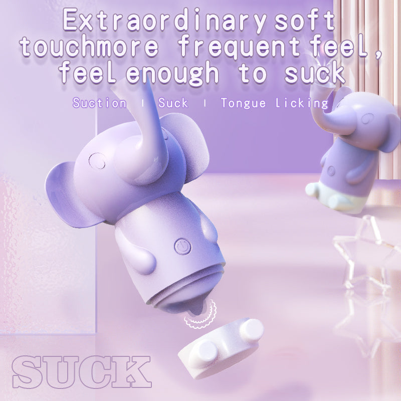Elephant Sucking Licking Clitoral Cute Vibrator