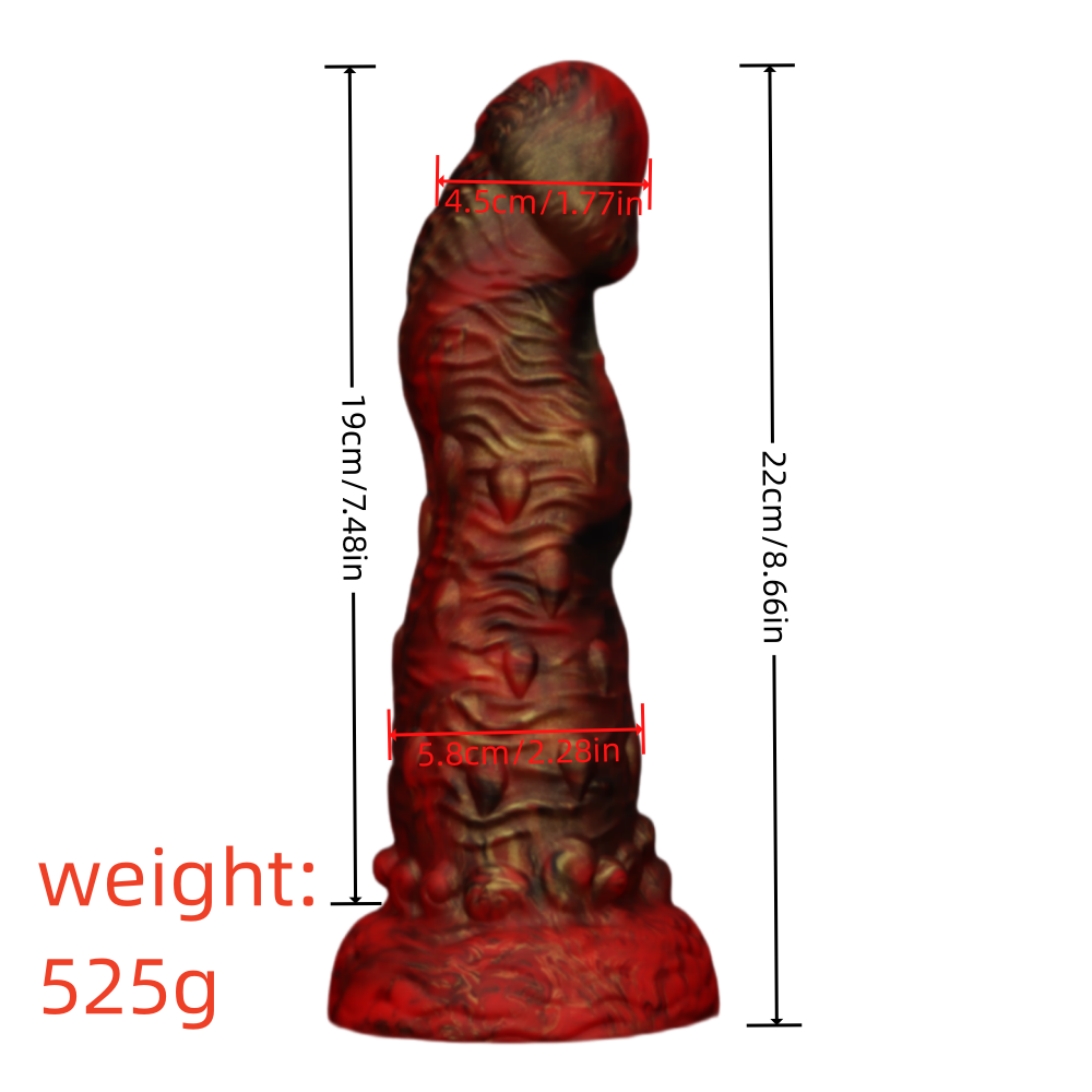 8 Inch Pink G-Spot Monster Dragon Dildo