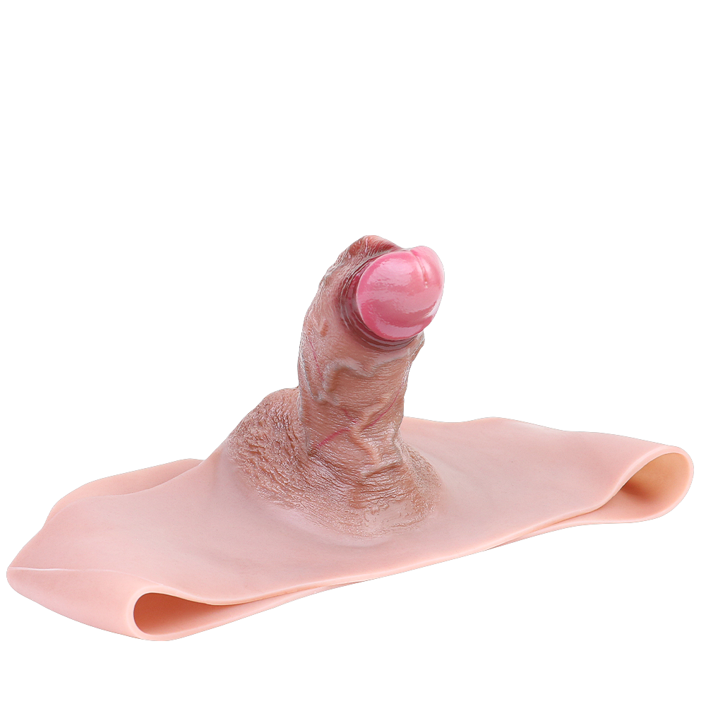 6 Inch Realistic Cock Vein Dildo Panties