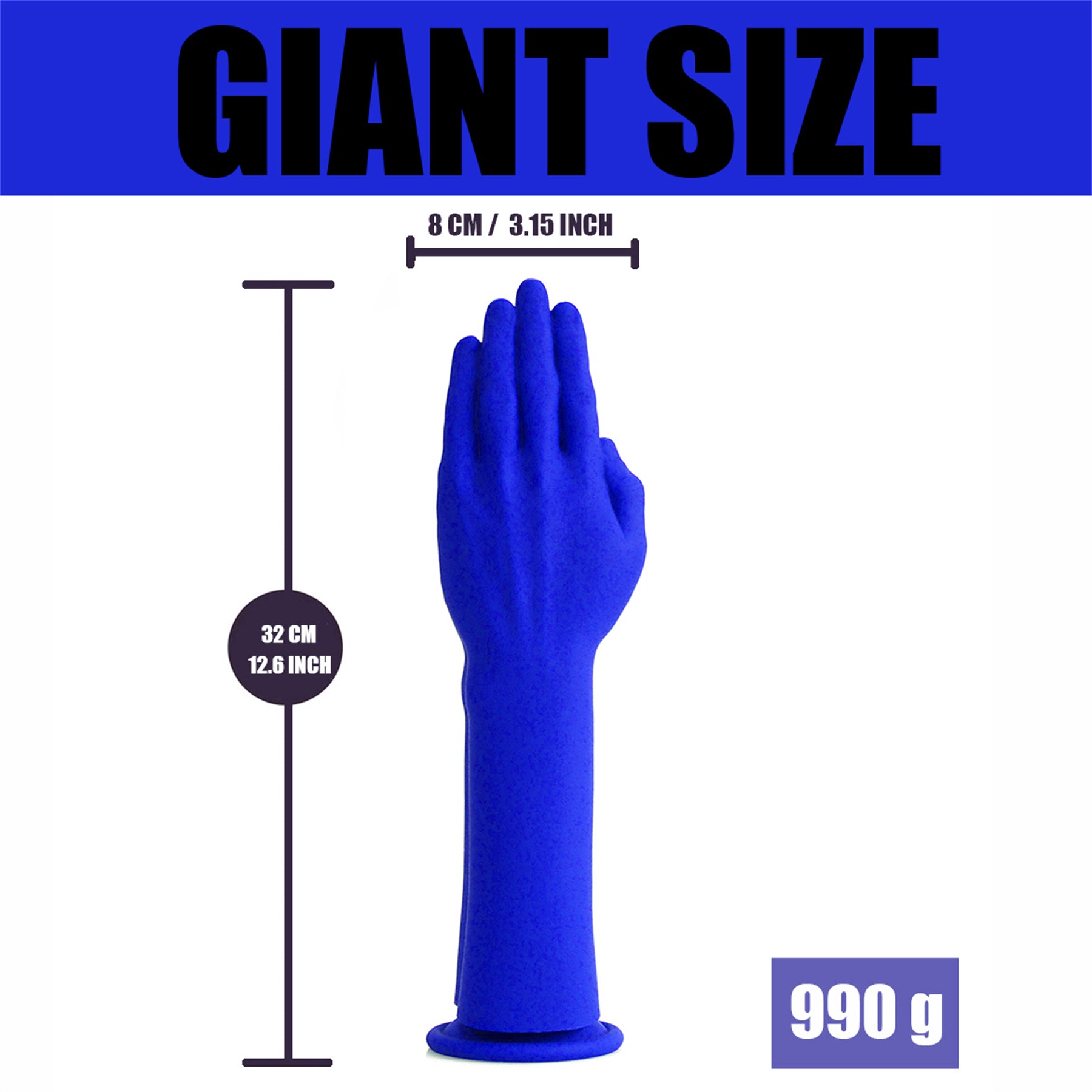 12 Inch Anal Custom Hand Fist Dildo