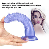 Charger l&#39;image dans la galerie, 8 Inch super straight blue dildo