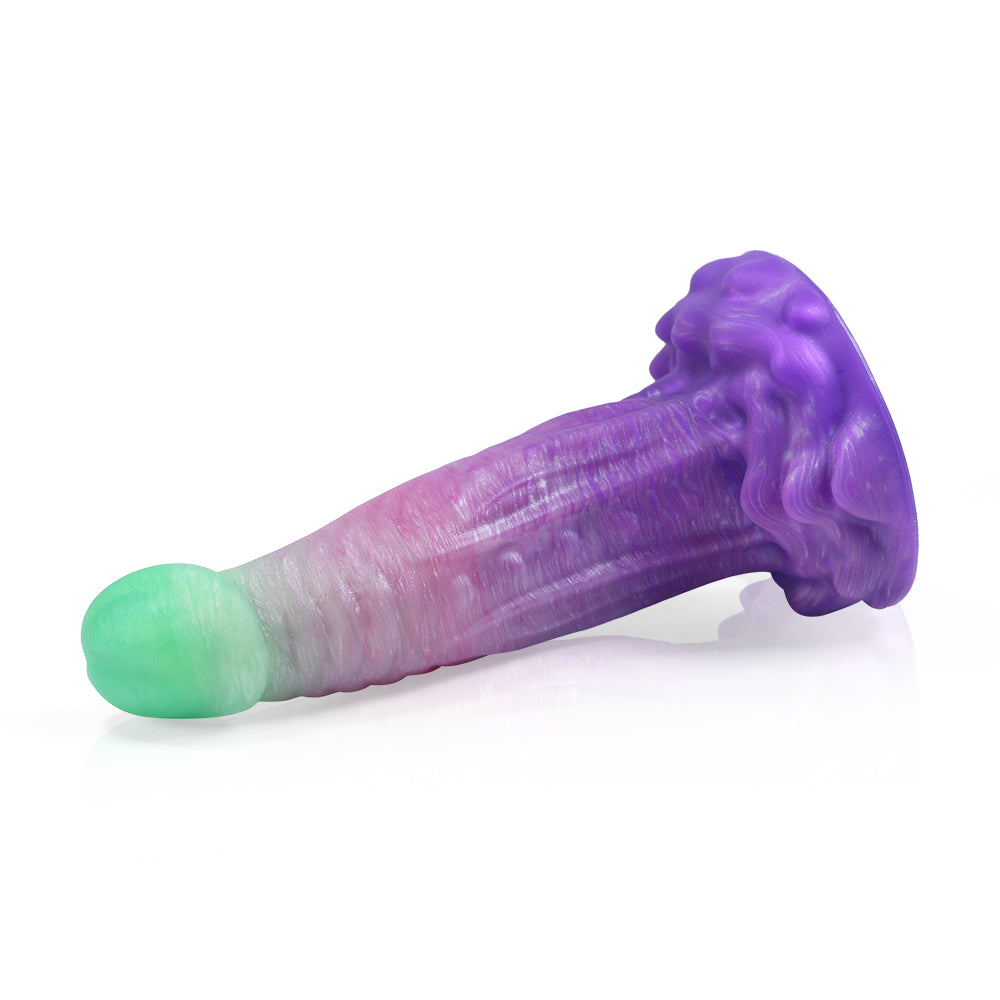 8 Inch Curved Animal Snake Dildo
