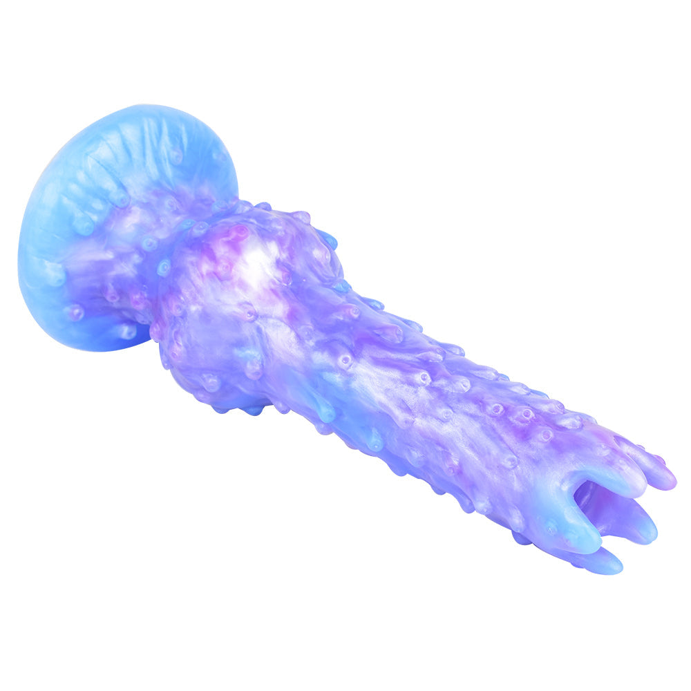 Blue Alien Coral Spiked Ovipositor Dildo