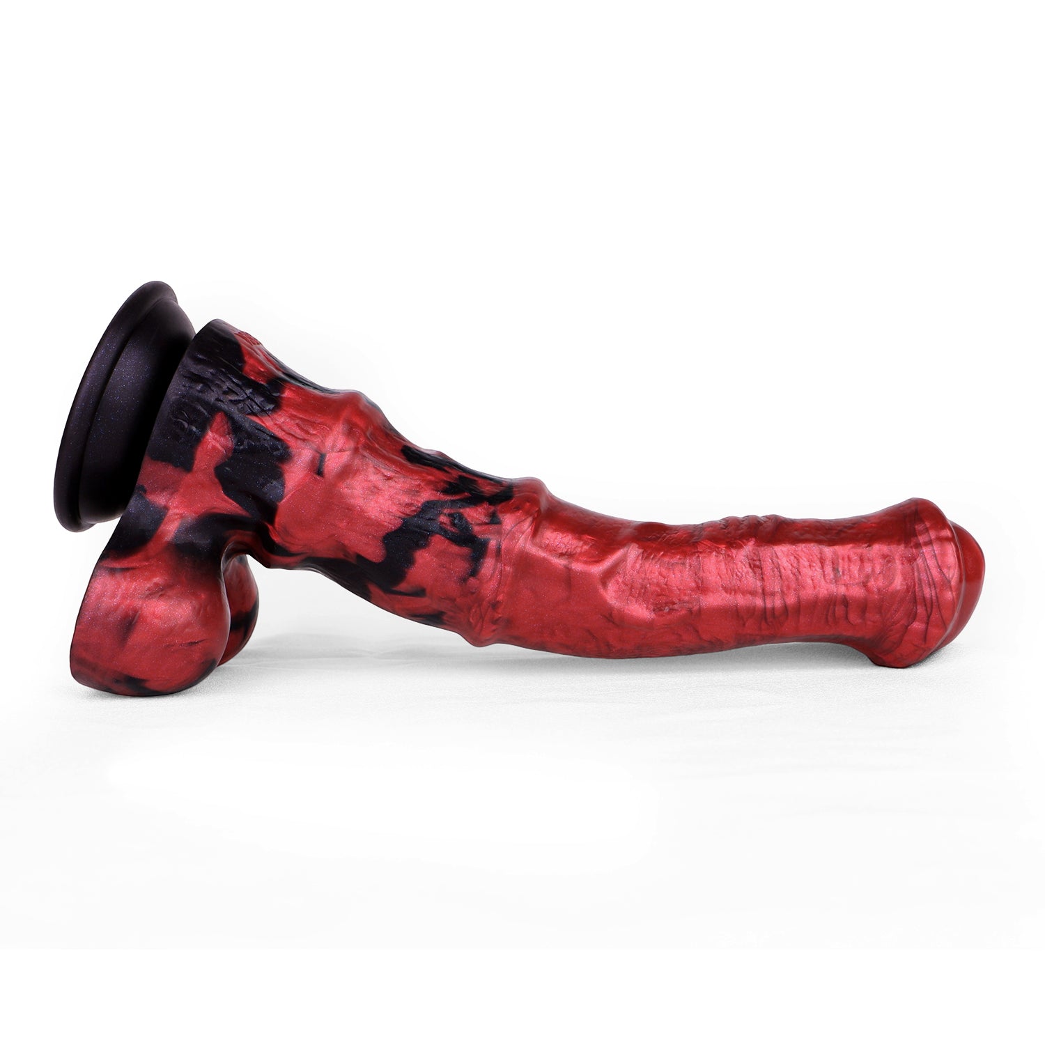 Red Realistic Silicone Big Beast Horse Dildo