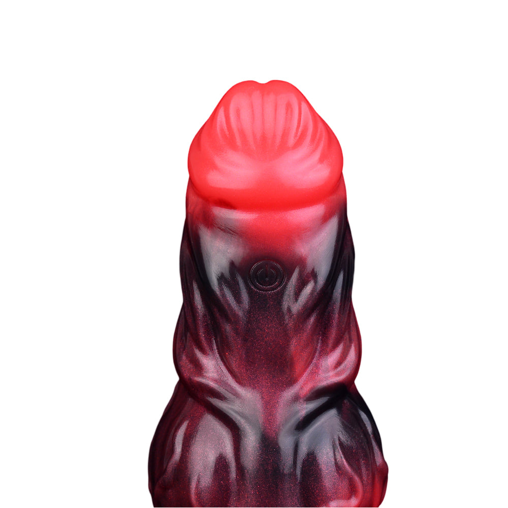 Hellfire Dog Knot Vibrating Penis Sleeve
