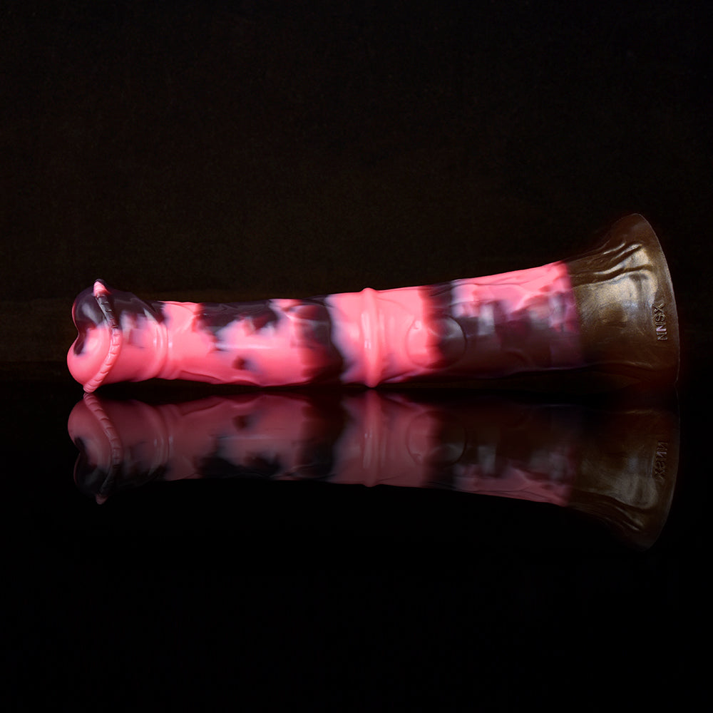 12 Inch Long Flowering Horse Dildo