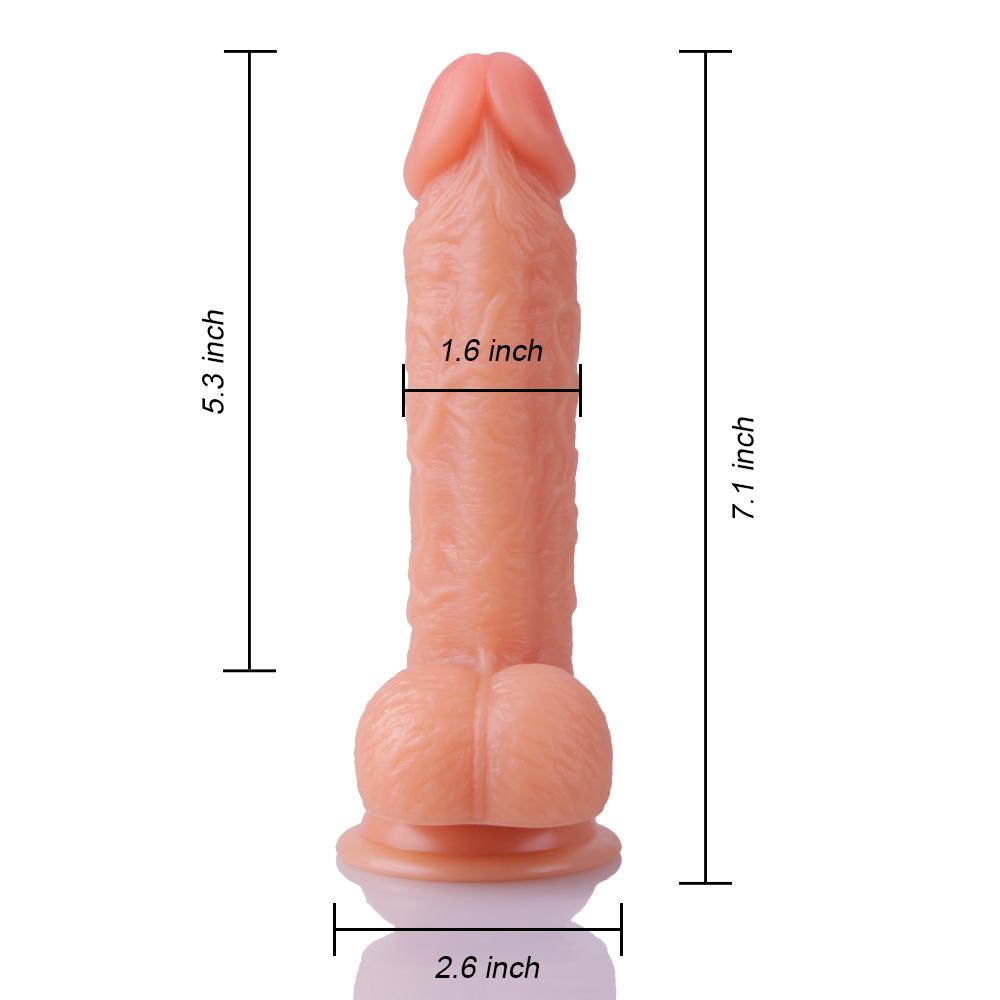 7.1 Inch Realistic Dildo With Strong Suction Cup