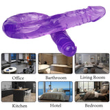 Charger l&#39;image dans la galerie, Double head 22 inch purple dildo