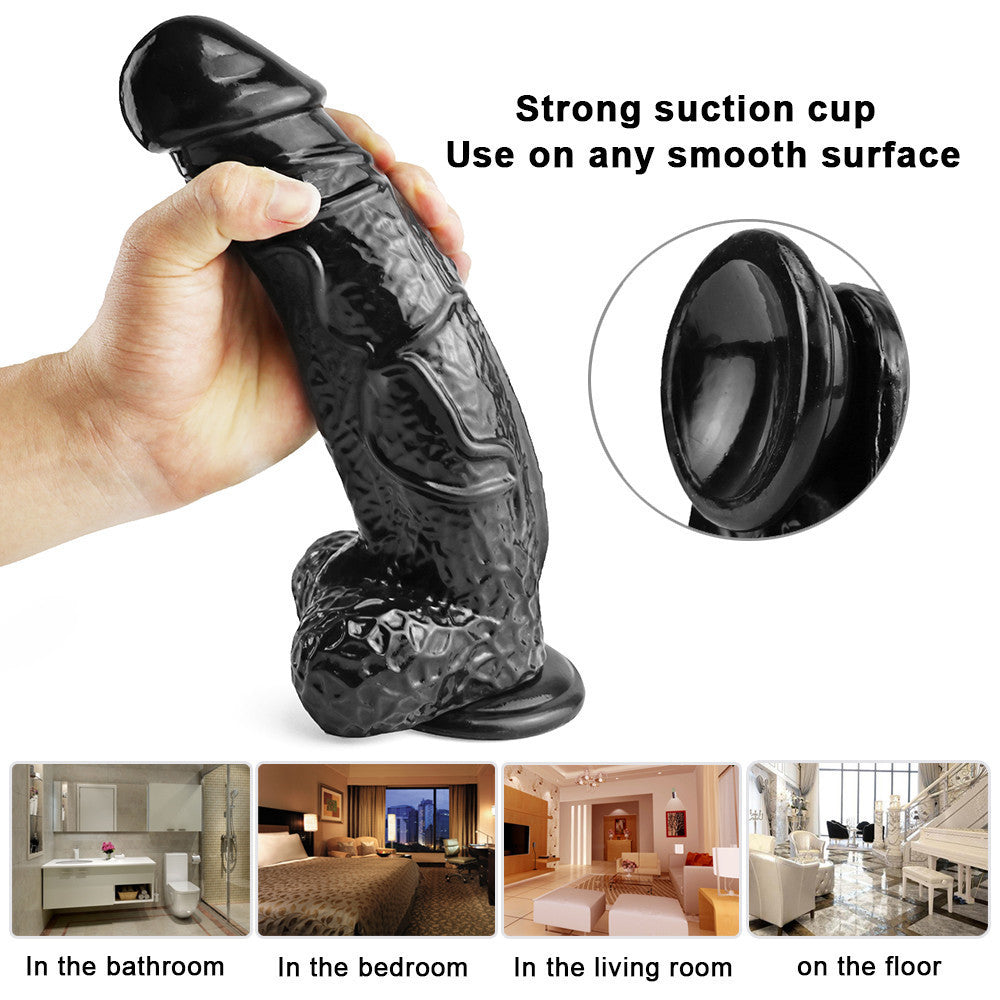 11 Inch Realistic Big Black Dildo