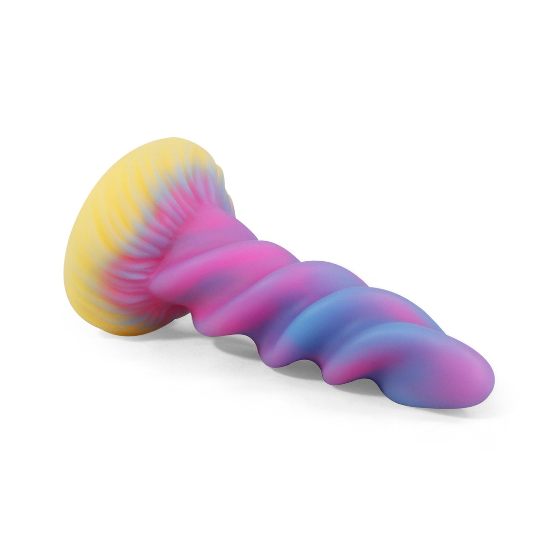 8 Inch Spiral Silicone Anal Unicorn Dildo