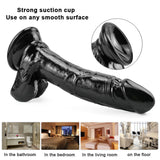 Charger l&#39;image dans la galerie, 8 inch black dildo