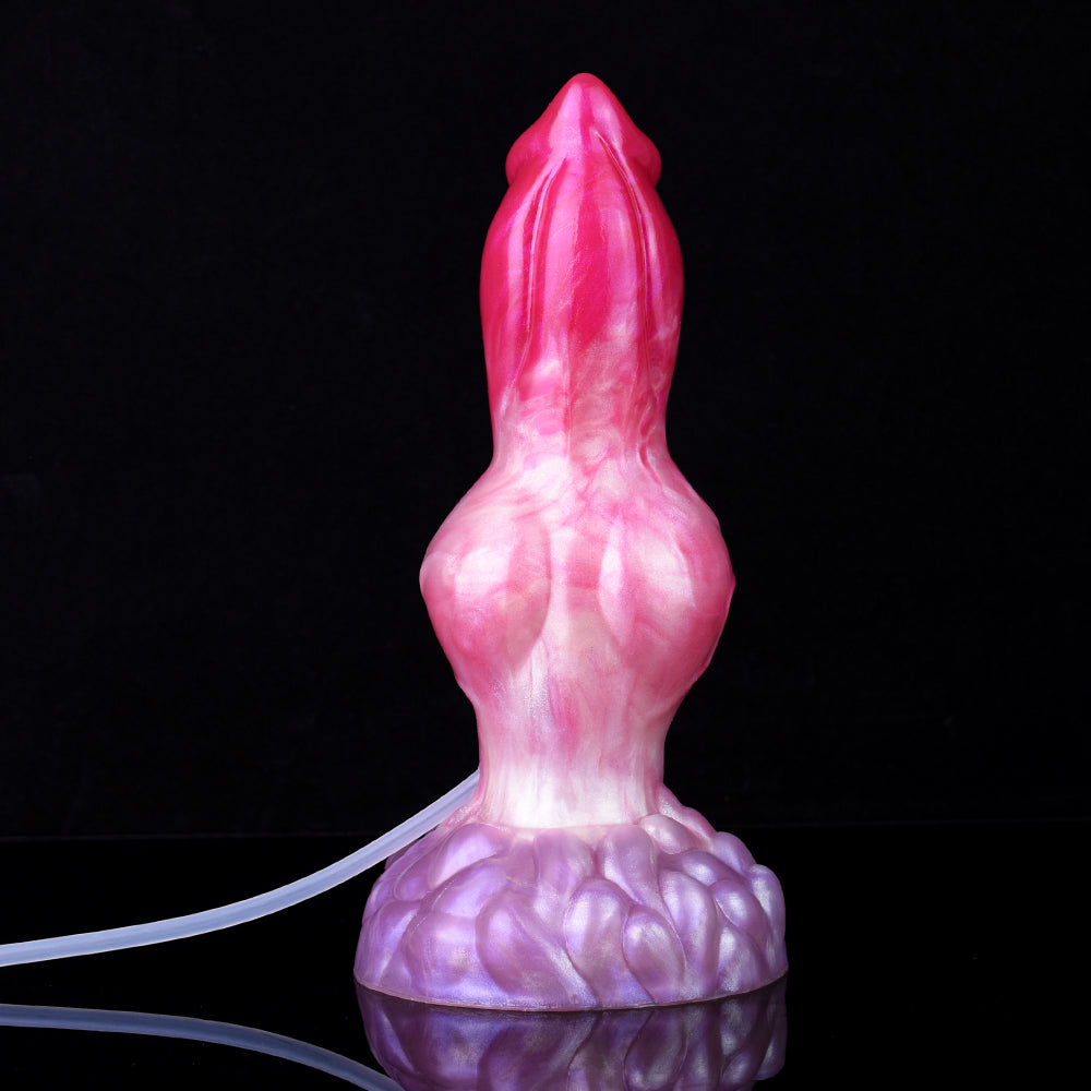 8 Inch Silicone Monster Dog Squirting Dildo