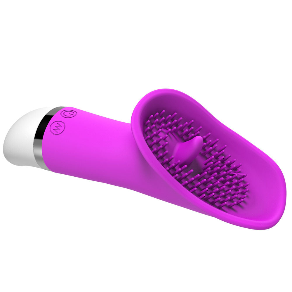 Purple Pussy Tongue Licking Clitoral Vibrator