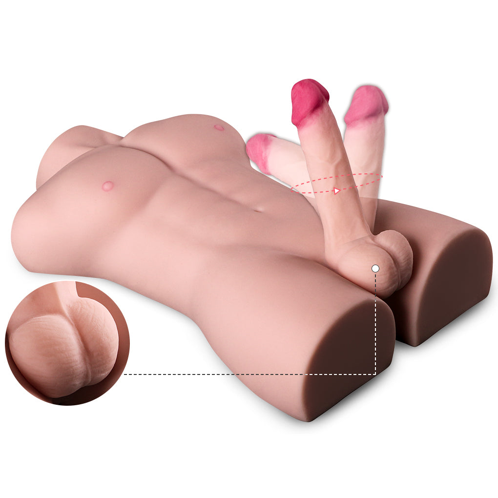 Muscular Male Sex Doll Torso Dildo
