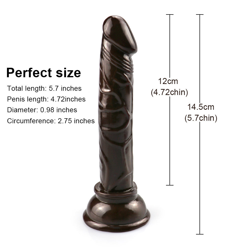 5 Inch Tiny Brown Anal Mini Dildo