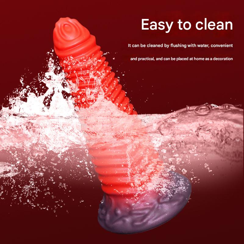 Crimson Hell Eighteen Layers Alien Dildo