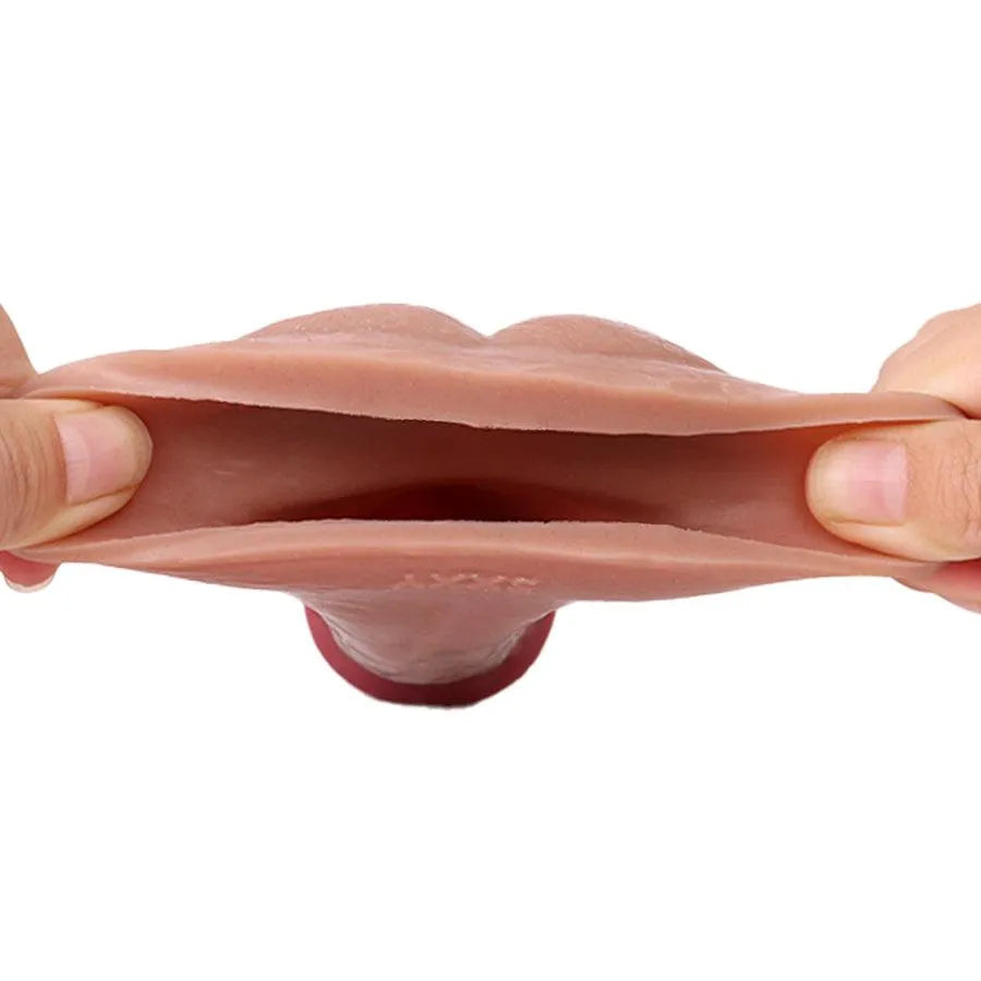 6 Inch Realistic Clear Vein Penis Sleeve