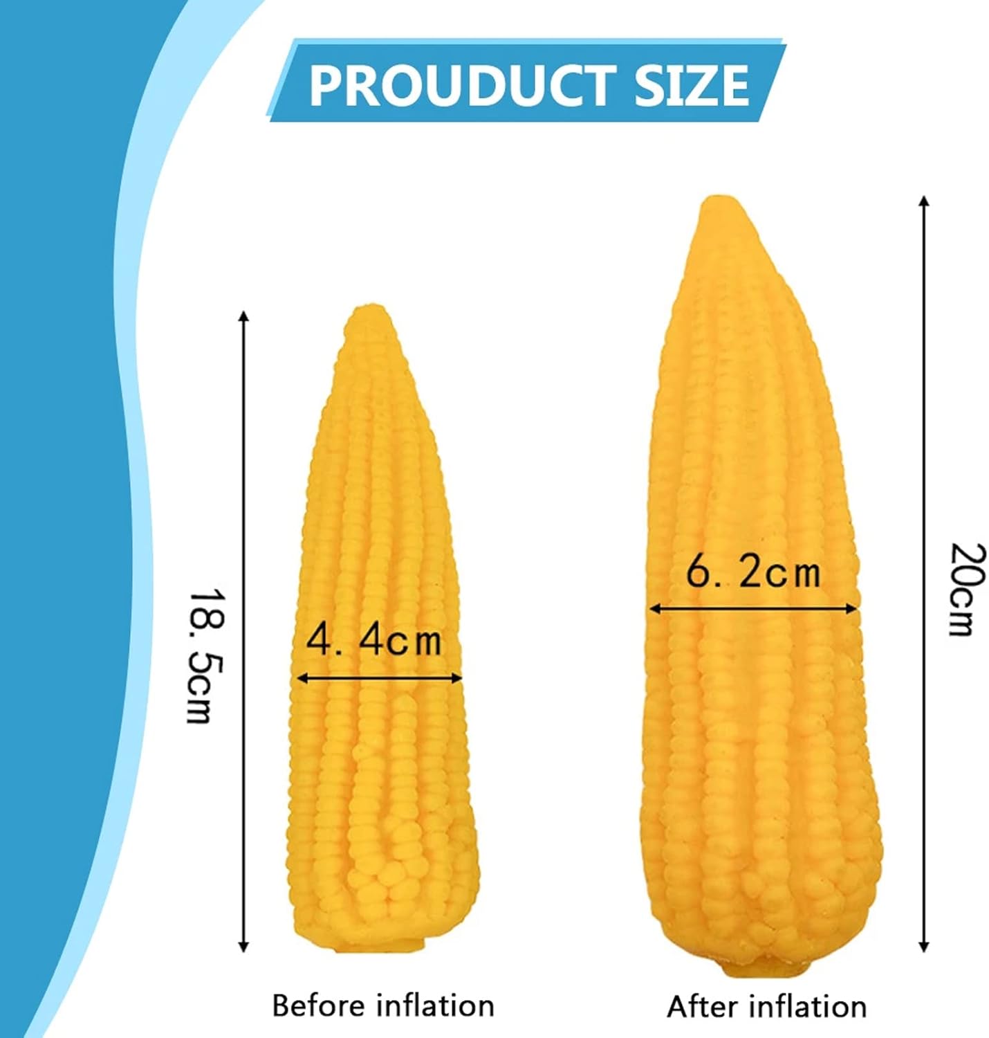 6 inch Corn Anal Inflatable Pump Dildo