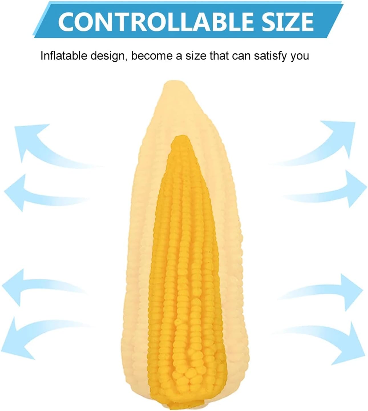 6 inch Corn Anal Inflatable Pump Dildo