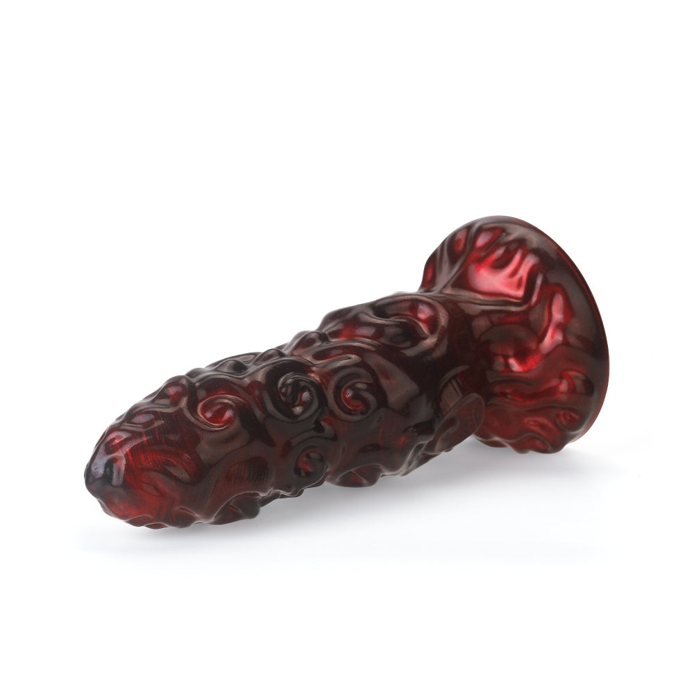 10 Inch Black Red Suction Cup Alien Dildo