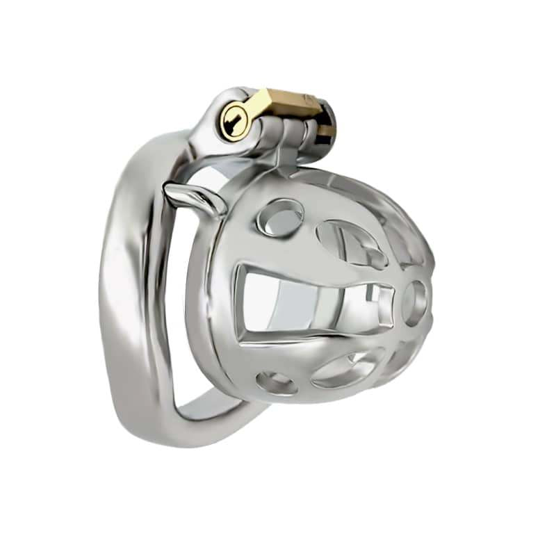 Tiny Metal Male Chastity Cage