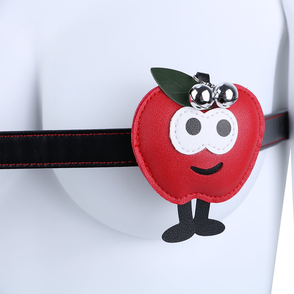 Red Apple Christmas Limited Edition Nipple Clamps with Chest Strap
