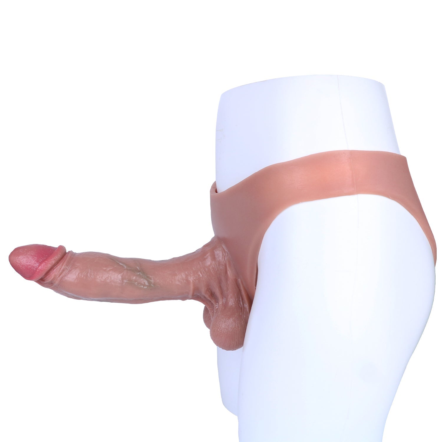 10 Inch Realistic Thick Hollow Dildo Panties