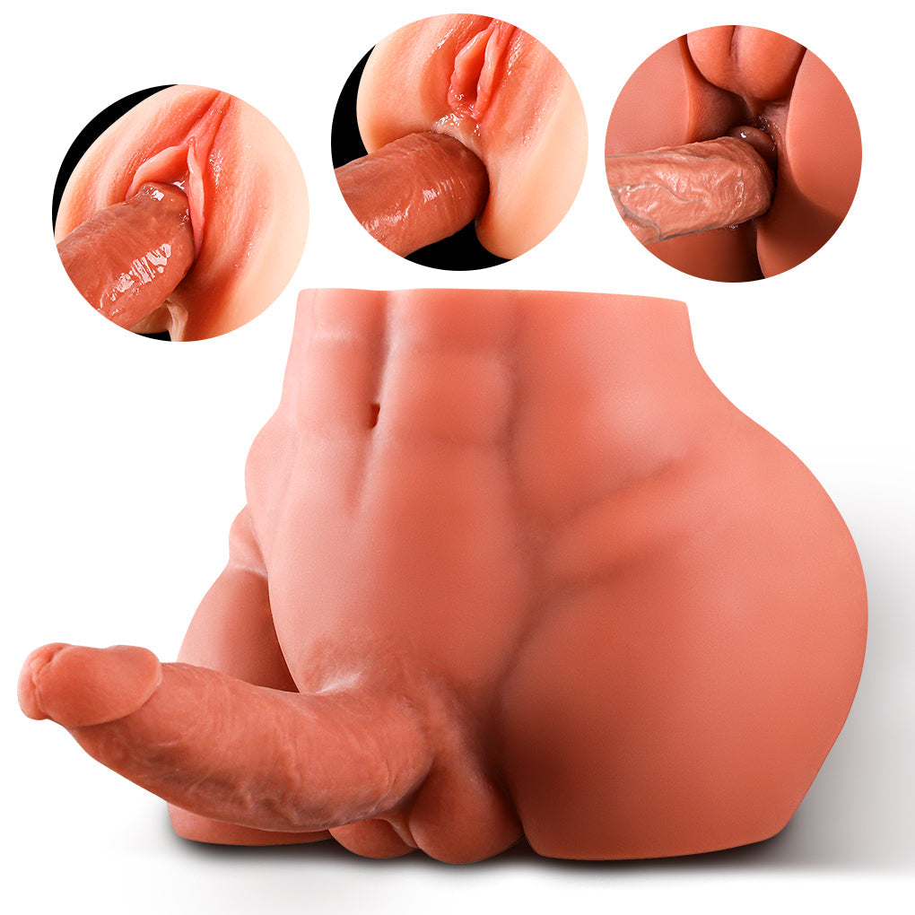 Lifelike 6 Inch Male Sex Doll Torso