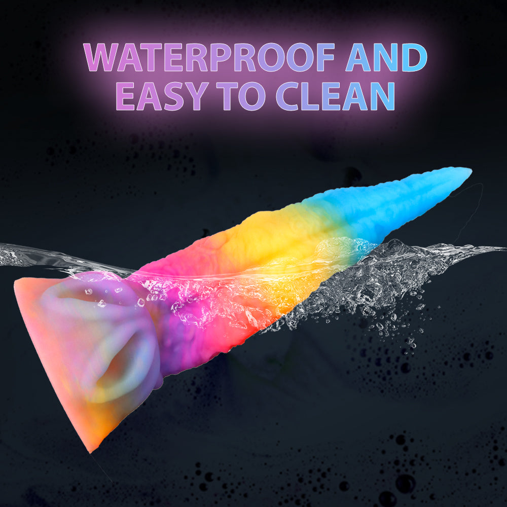 Tongue Luminous Soft Silicone Monster Dildo