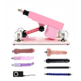 画像をギャラリー ビューアにロード Pink Female Sex Machine with Dildo Accessories