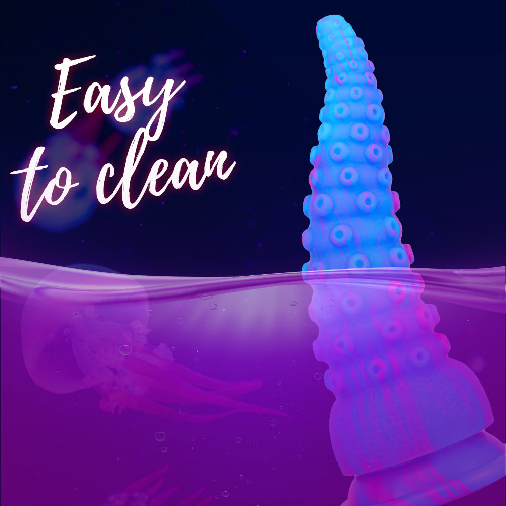 Blue Creature Cock Tenticle Anal Dildo