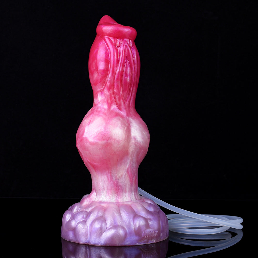 8 Inch Silicone Monster Dog Squirting Dildo