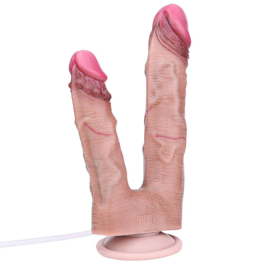 Realistic Ejaculating Double Penetration Dildo