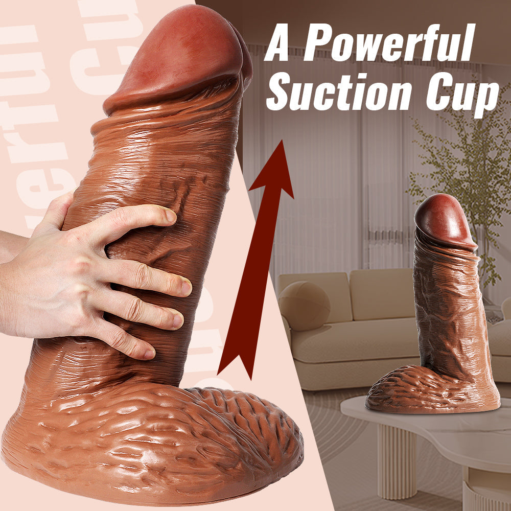 15 Inch Long Brown Large Extreme Dildo