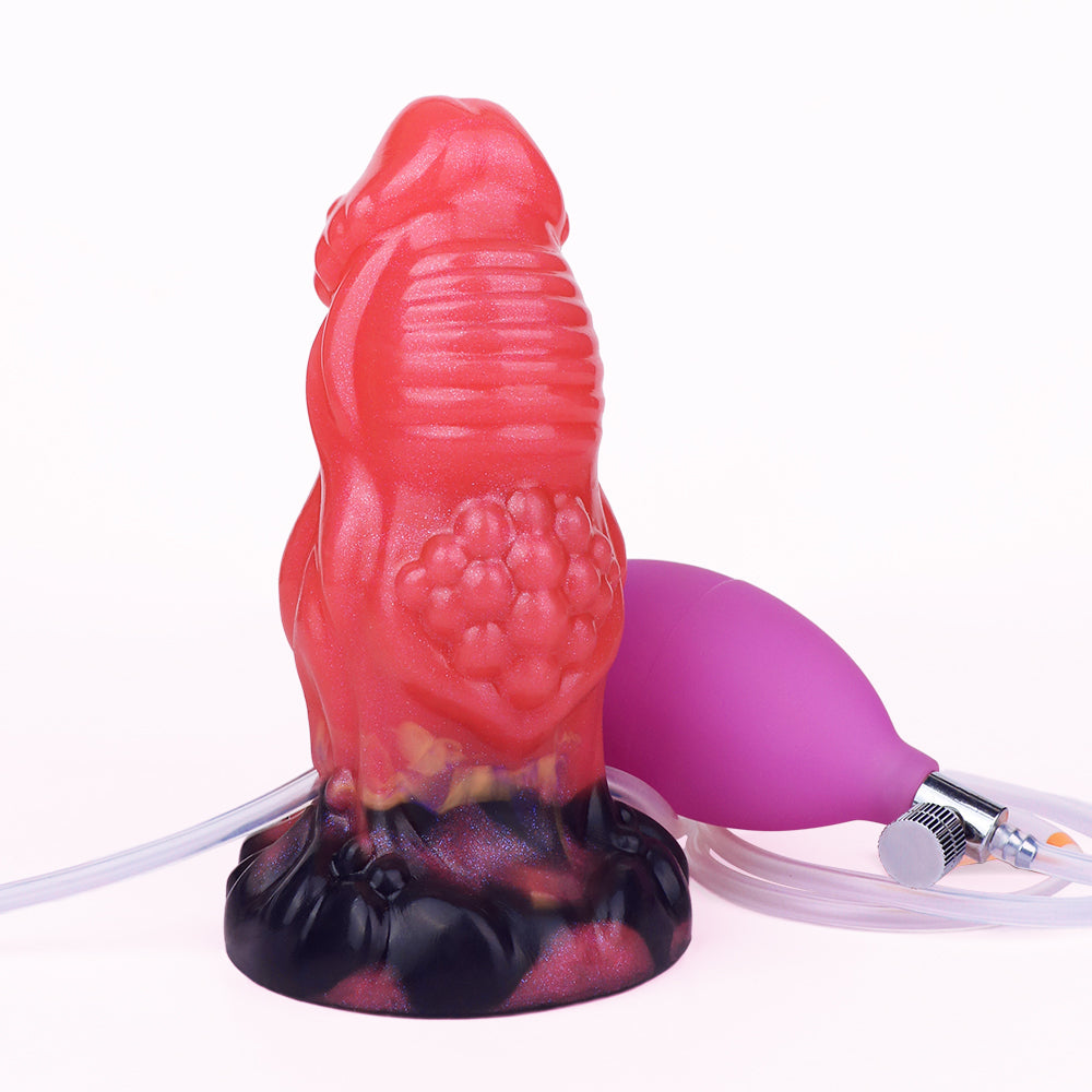 5 Inch Strong Red Dragon Cum Inflatable Dildo