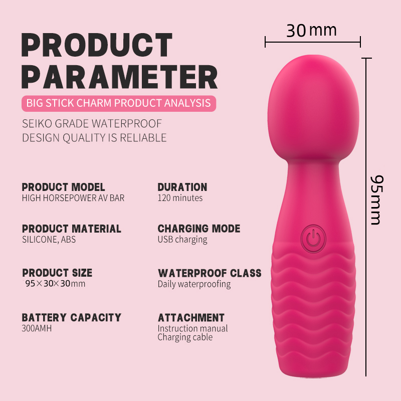 Mini Cute AV Massager Wand Vibrator