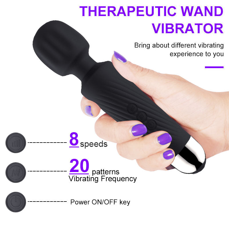 Super High Frequency Cordless Wand Vibrator