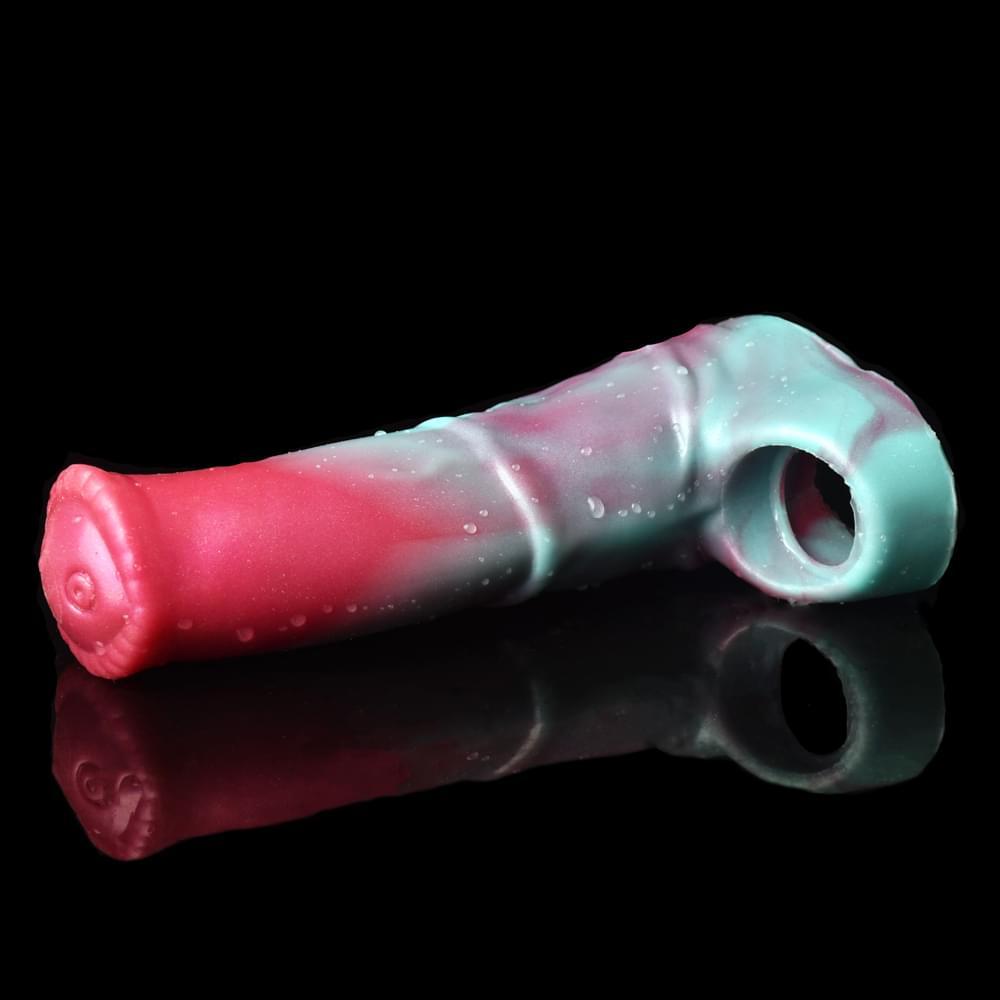 6 Inch Hollow Silicone Horse Cock Sleeve