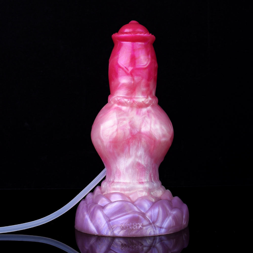 7 Inch Fat Knot Dog Squirting Dildo