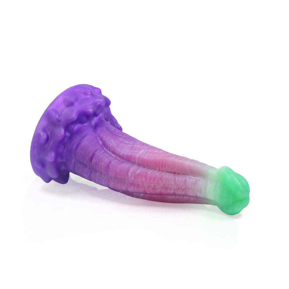 8 Inch Curved Animal Snake Dildo