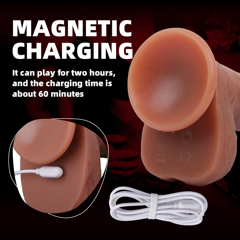 7 Inch Remote Control Realistic Electric Thrusting Dildo