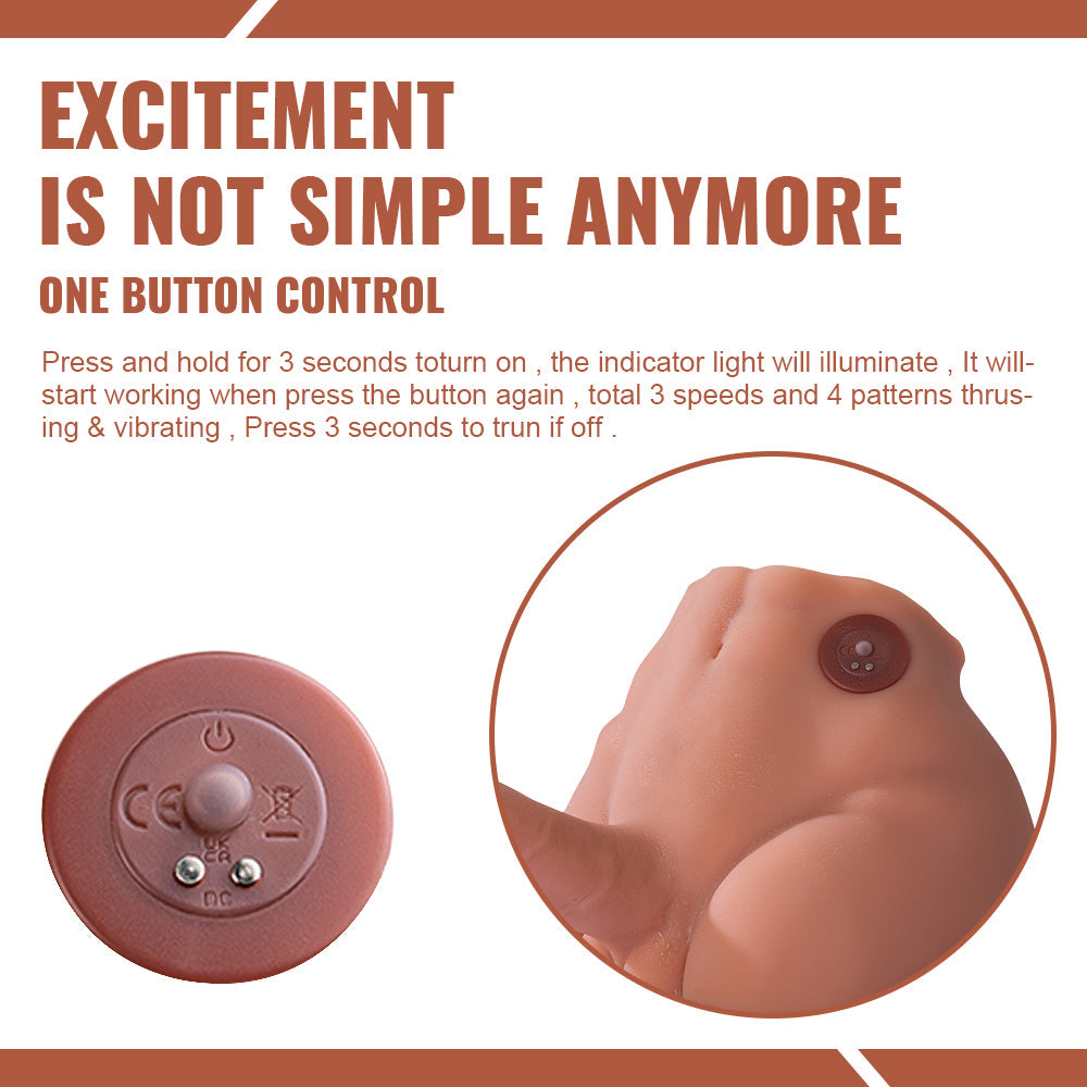 Male Lower Body Torso Thrusts Sex Doll