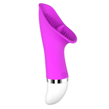 Purple Pussy Tongue Licking Clitoral Vibrator