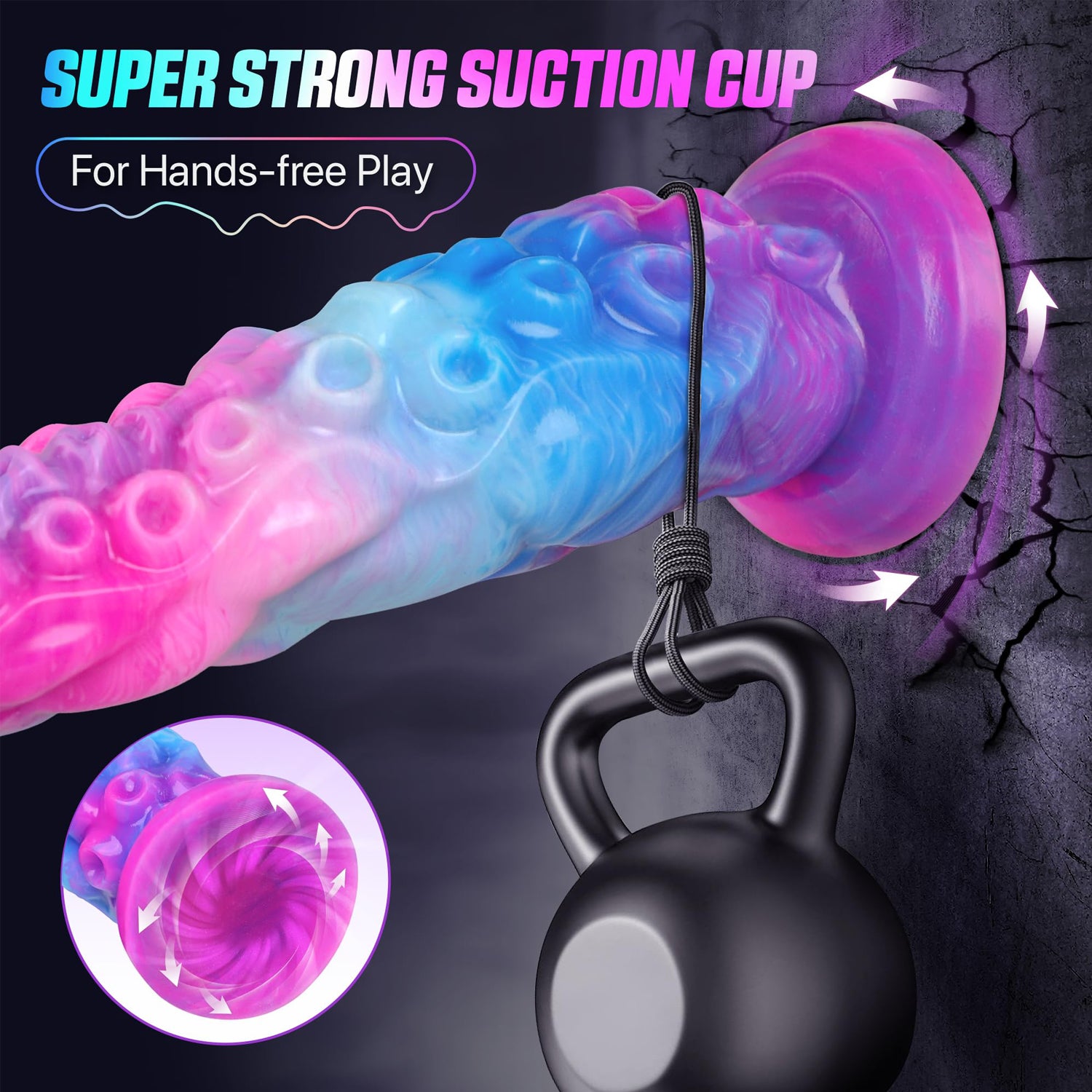 12 Inch Silicone Beautiful Long Tentacle Dildo