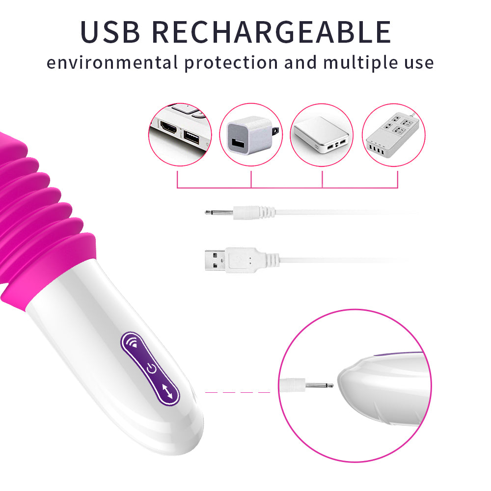 Hands Free Vibrating Retractable Sex Machine