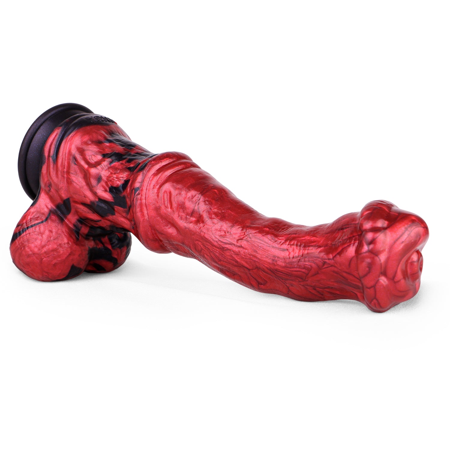 10 Inch Long Red Stallions Big Dildo