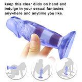 画像をギャラリー ビューアにロード Short rough blue dildo