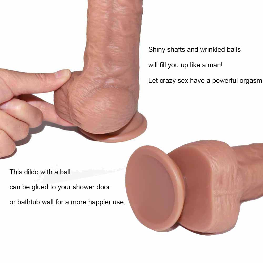 8 Inch Realistic Silicone Thick Big Dildo